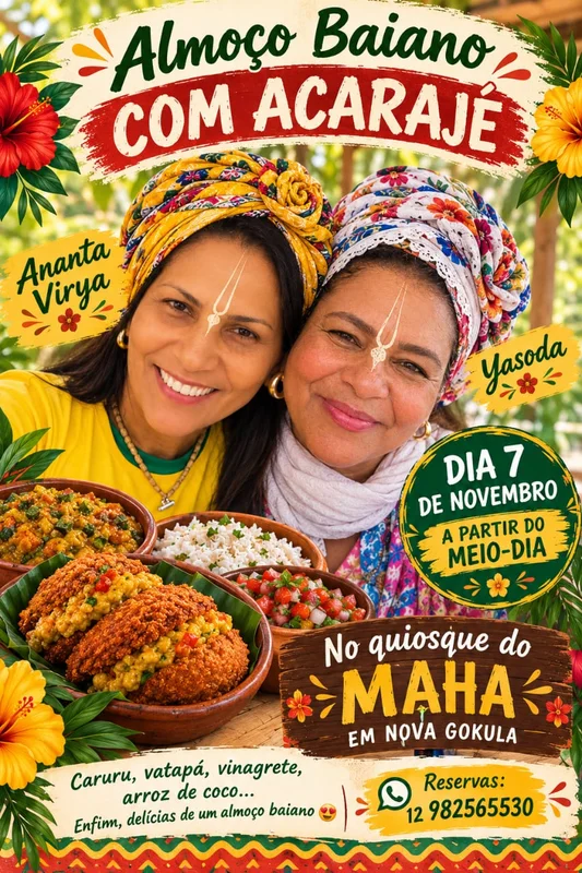 Almoço Baiano Vegetariano Com Acarajé